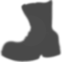 Alter Schuh der im Wasser treibt